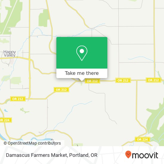 Mapa de Damascus Farmers Market