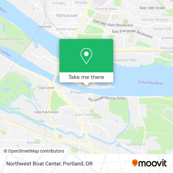 Northwest Boat Center map