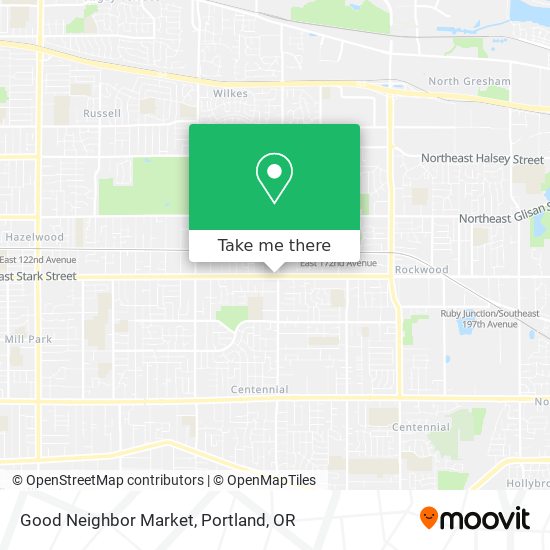 Mapa de Good Neighbor Market