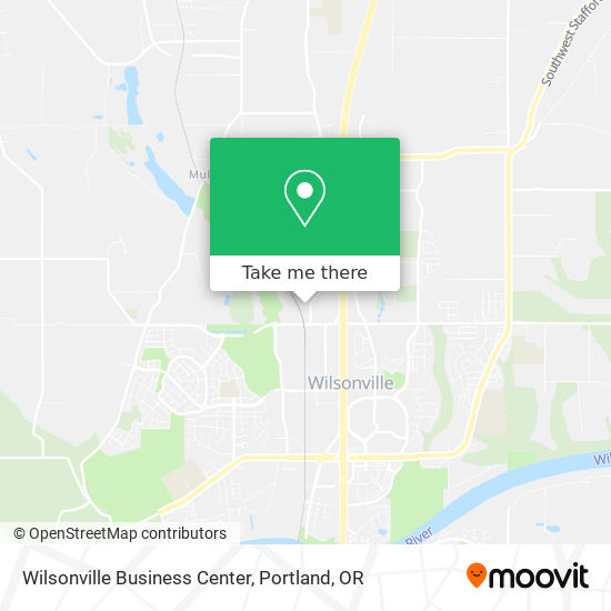 Wilsonville Business Center map