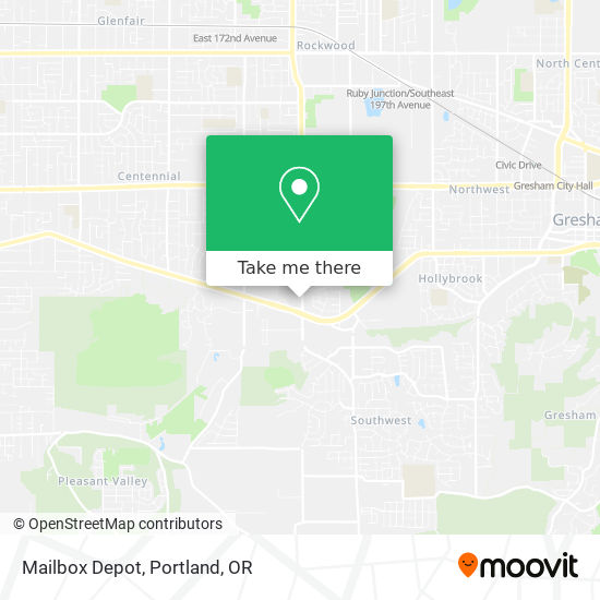 Mailbox Depot map