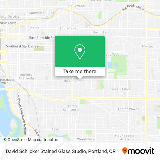 Mapa de David Schlicker Stained Glass Studio
