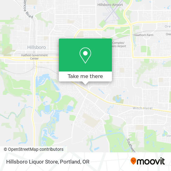 Hillsboro Liquor Store map