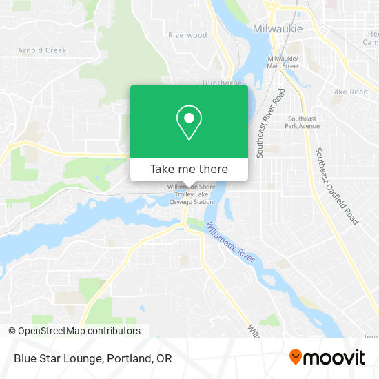 Blue Star Lounge map