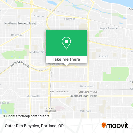 Outer Rim Bicycles map
