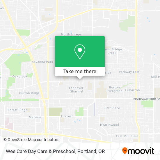 Wee Care Day Care & Preschool map