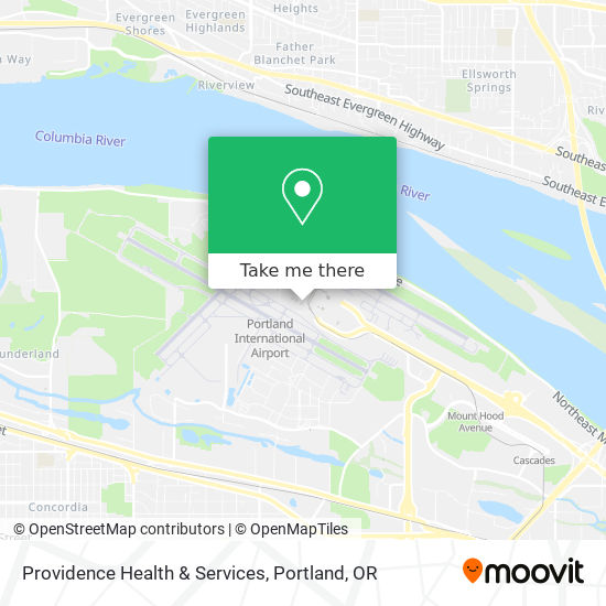 Providence Health & Services map