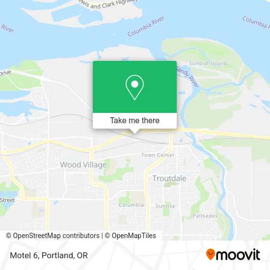 Mapa de Motel 6