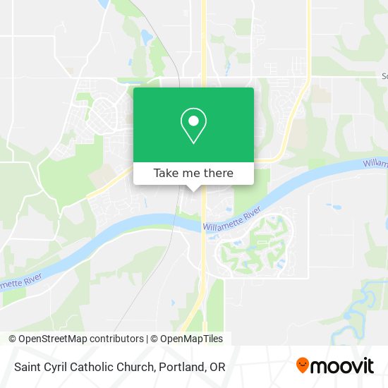 Saint Cyril Catholic Church map