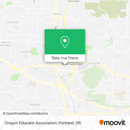 Oregon Educatin Association map