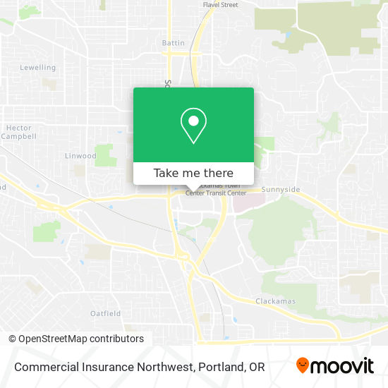 Mapa de Commercial Insurance Northwest