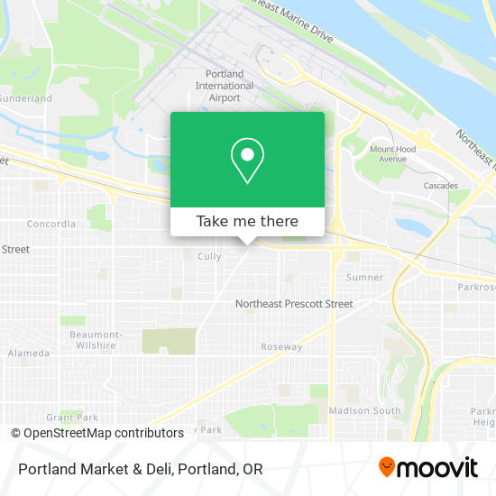 Mapa de Portland Market & Deli