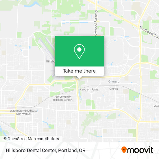 Hillsboro Dental Center map