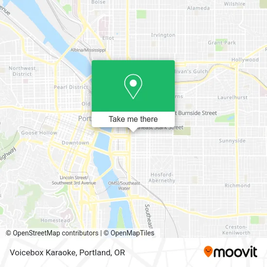 Mapa de Voicebox Karaoke