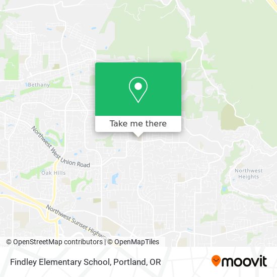 Findley Elementary School map