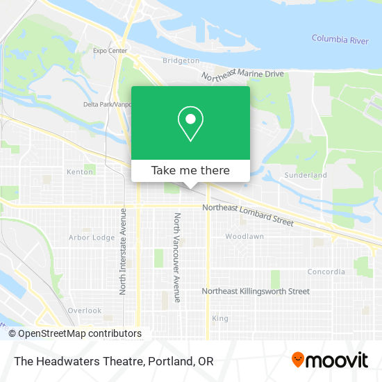 The Headwaters Theatre map