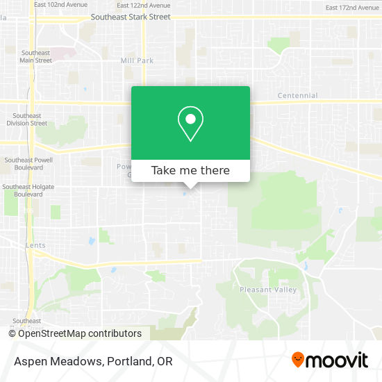 Aspen Meadows map