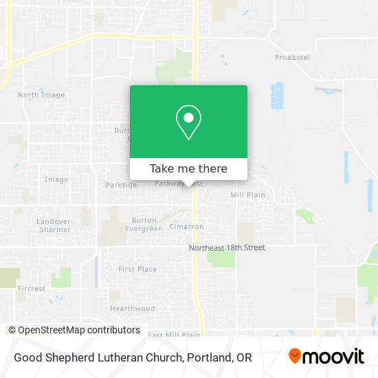 Mapa de Good Shepherd Lutheran Church