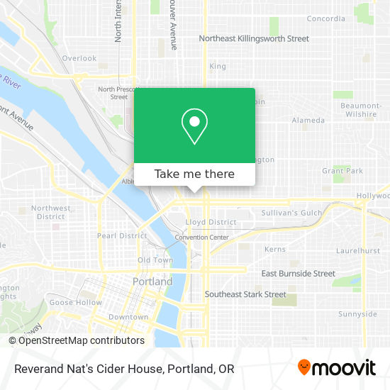 Reverand Nat's Cider House map