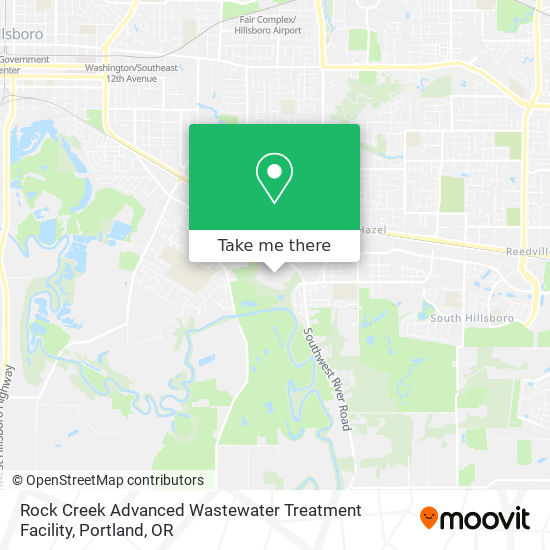 Mapa de Rock Creek Advanced Wastewater Treatment Facility