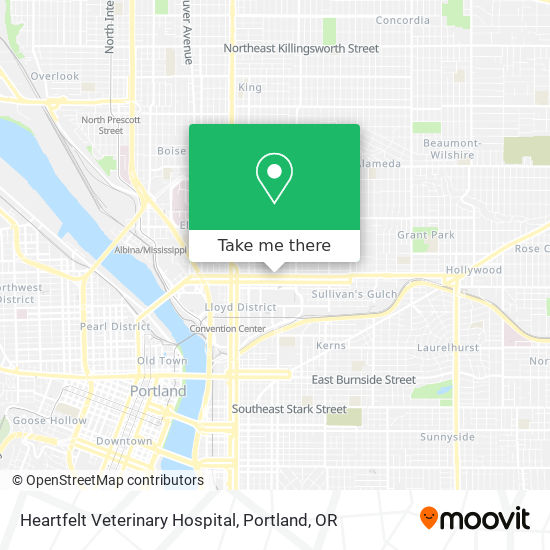 Mapa de Heartfelt Veterinary Hospital