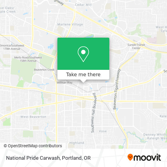 National Pride Carwash map