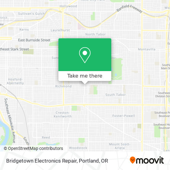 Bridgetown Electronics Repair map