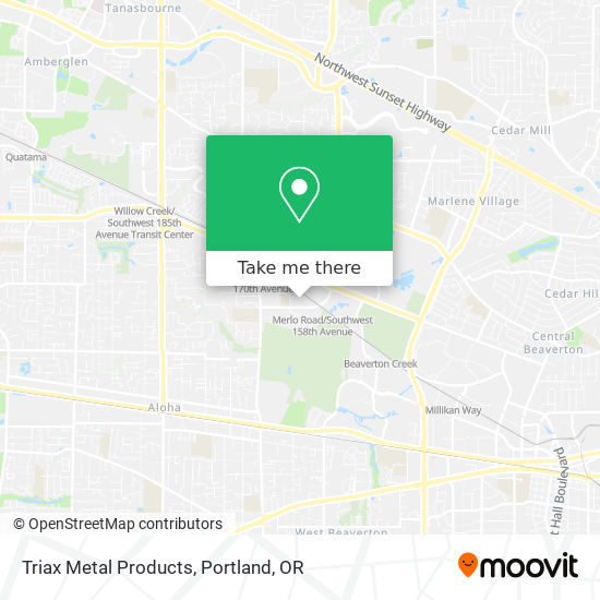 Triax Metal Products map