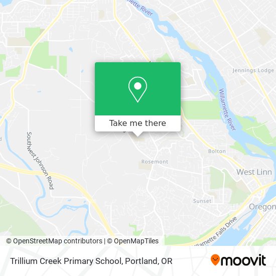 Mapa de Trillium Creek Primary School