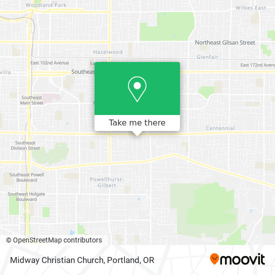 Mapa de Midway Christian Church