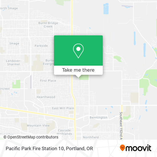 Pacific Park Fire Station 10 map