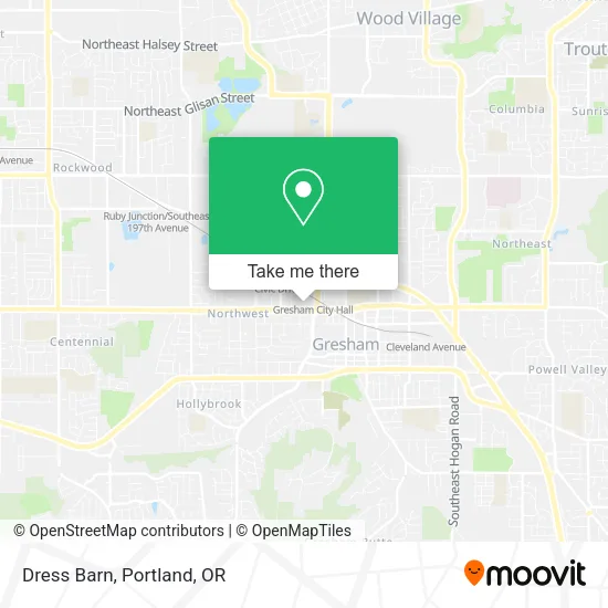 Dress Barn map