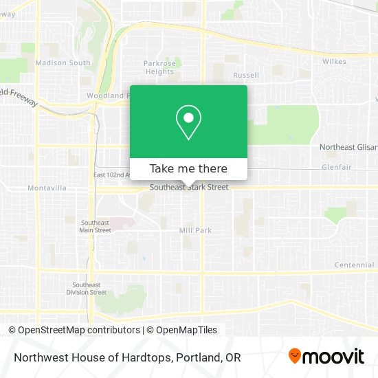 Northwest House of Hardtops map