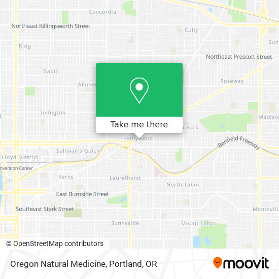 Oregon Natural Medicine map