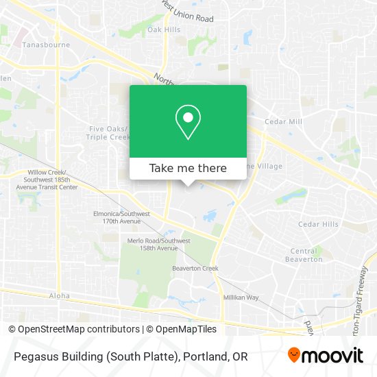 Mapa de Pegasus Building (South Platte)