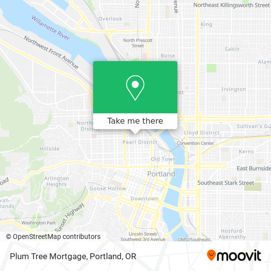 Plum Tree Mortgage map