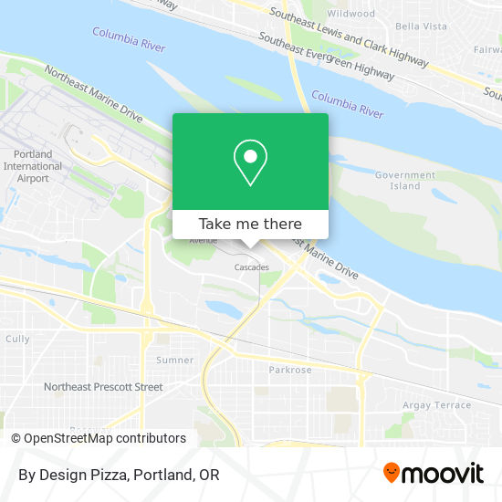 By Design Pizza map