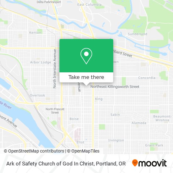 Ark of Safety Church of God In Christ map