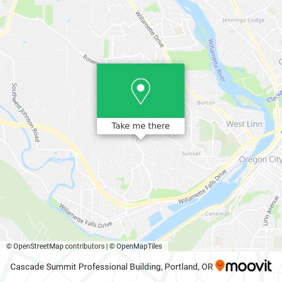 Mapa de Cascade Summit Professional Building