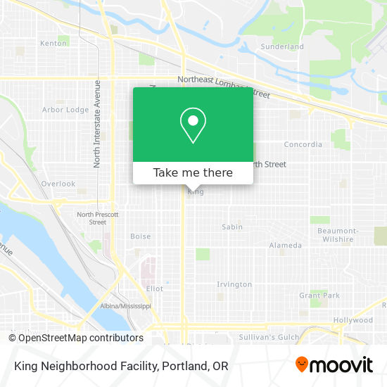 Mapa de King Neighborhood Facility