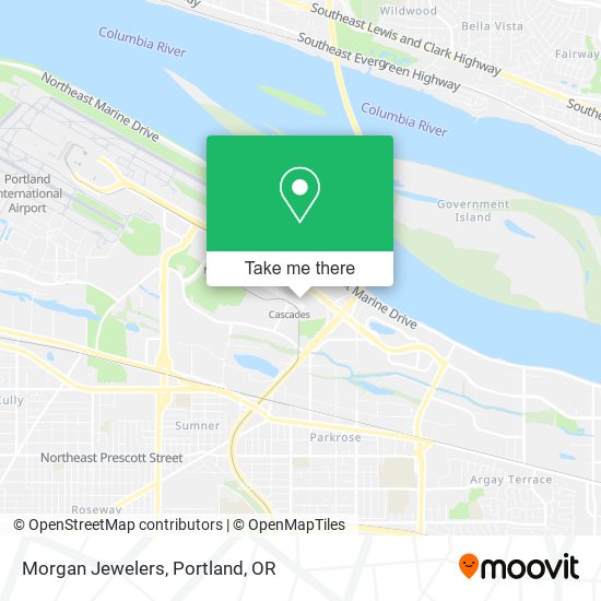 Morgan Jewelers map