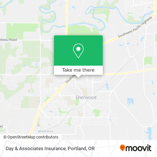 Day & Associates Insurance map