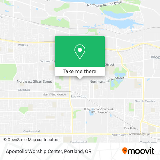 Mapa de Apostolic Worship Center