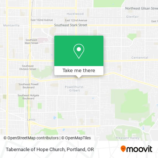 Tabernacle of Hope Church map