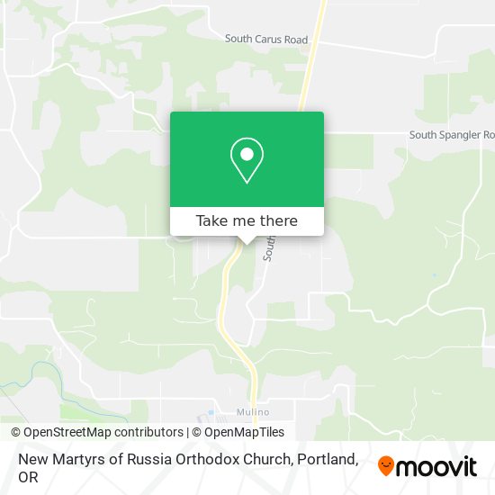New Martyrs of Russia Orthodox Church map