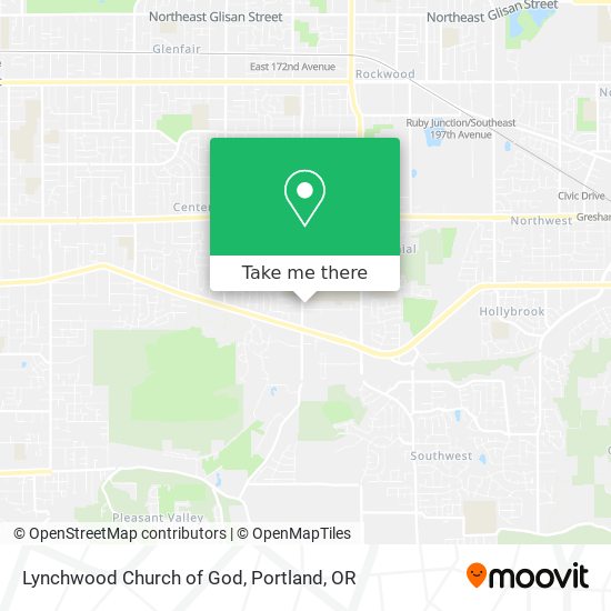 Lynchwood Church of God map