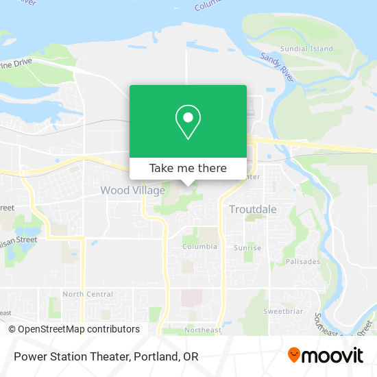 Power Station Theater map