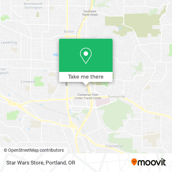 Star Wars Store map