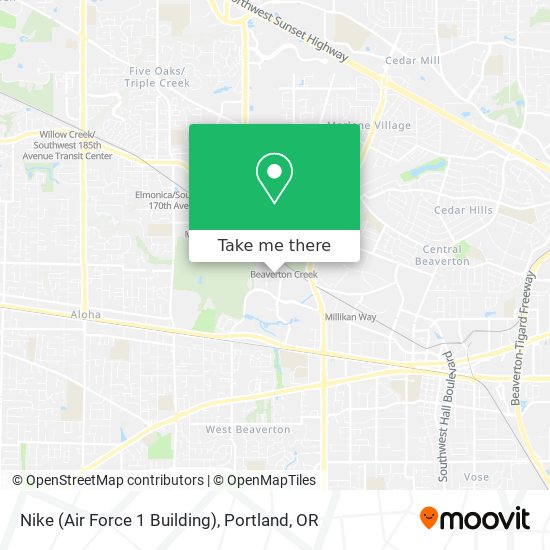 Nike (Air Force 1 Building) map