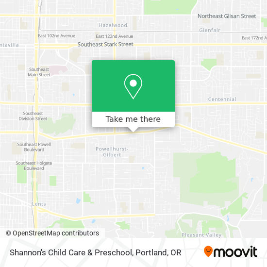 Shannon's Child Care & Preschool map